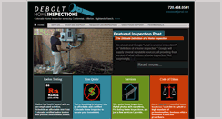 Desktop Screenshot of debolthomeinspection.com